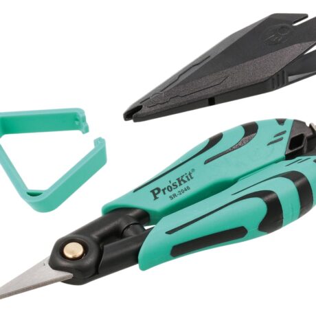 Tesoura de Kevlar c/ Micro Lâmina de Serra p/ Fibra Óptica - Proskit