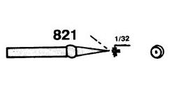 Ponteira p/ Ferro Soldar 0.8 mm 45ø