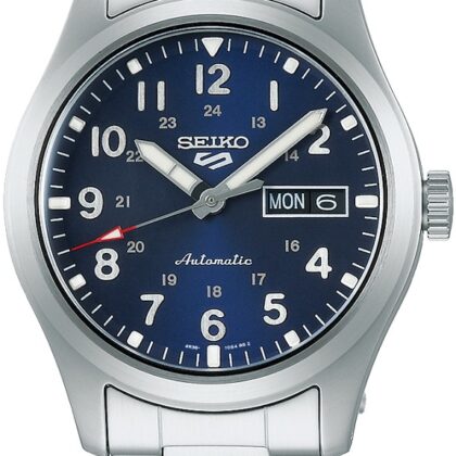 Relógio Analógico 5 Sports SRPG29K1 39.4MM (Prateado) - SEIKO