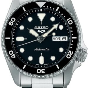 Relógio Analógico 5 Sports Automatic SRPK29K1 38MM (Prateado/Preto) - SEIKO