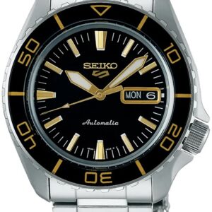 Relógio Analógico 5 Sports Automatic SRPK99K1 42.5MM (Prateado/Preto) - SEIKO