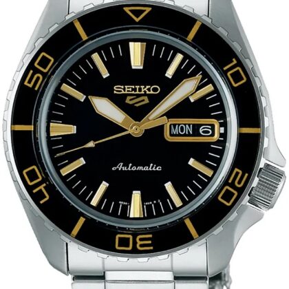 Relógio Analógico 5 Sports Automatic SRPK99K1 42.5MM (Prateado/Preto) - SEIKO