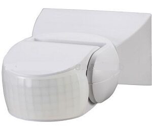 Sensor de Movimento PIR Branco 220V 180º (IP65) Branco