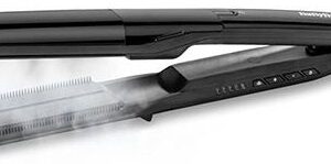 Alisador de Cabelo Steam Straight (Preto) - BABYLISS