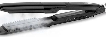 Alisador de Cabelo Steam Straight (Preto) - BABYLISS