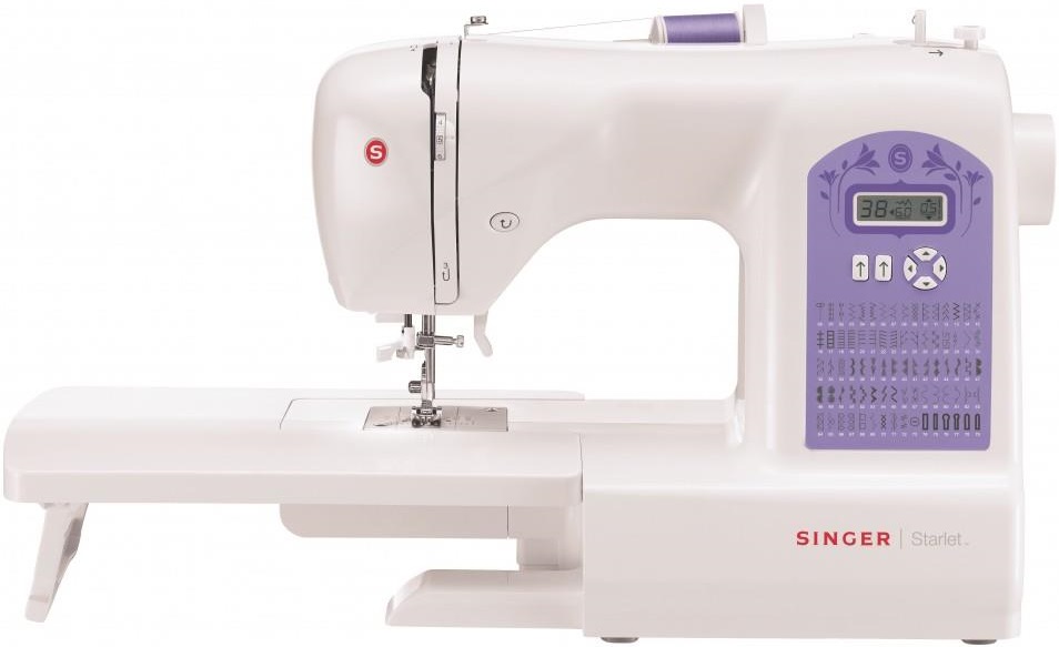 Máquina de Costura Starlet 6680 (Branco/Roxo) - SINGER