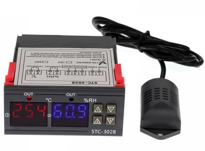 Termostato Digital de Temperatura e Humidade 220V