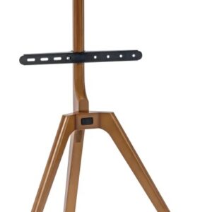 Suporte Orientável de Chão p/ TV´s de 42~65 (Preto/Madeira) - FONESTAR
