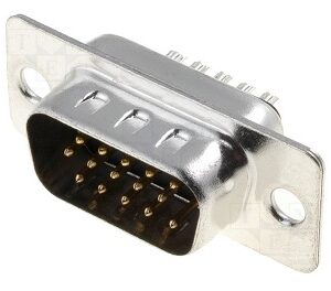 Ficha Nextron Db 15 Pinos Macho - Mini VGA