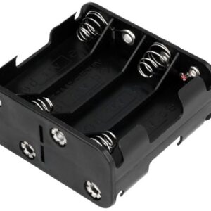 Suporte 8 Pilhas AA - R6 c/ Fios