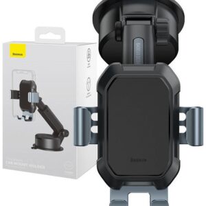 Suporte de Smartphone p/ Carro c/ Ventosa (Preto) - BASEUS