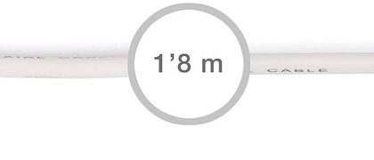 Cabo de TV 1,5m (Branco) - FONESTAR