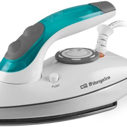 Ferro Engomar a Vapor 1100W c/ Base em Aço Inoxidável - ORBEGOZO