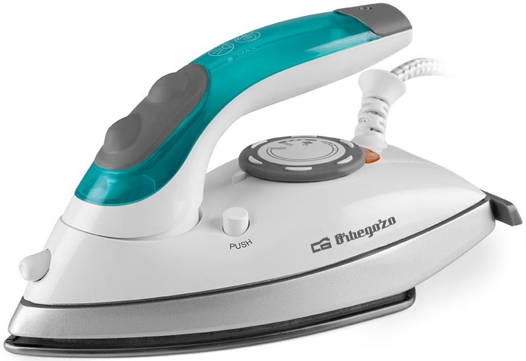 Ferro Engomar a Vapor 1100W c/ Base em Aço Inoxidável - ORBEGOZO