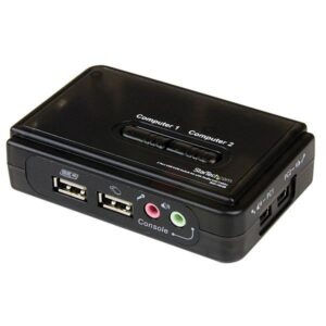Switch KVM VGA Preto (2048x1536) - STARTECH