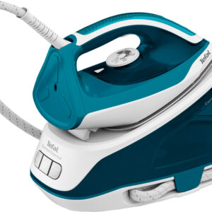 Ferro de Engomar a Vapor c/ Caldeira Express Essential SV6115 2200W 1.4L (Branco/Azul) - TEFAL