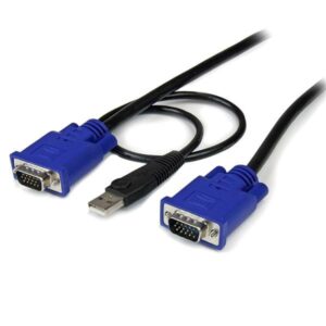 Cabo KVM SVECONUS10 USB A/VGA Macho - VGA Macho Preto (3 mts) - STARTECH