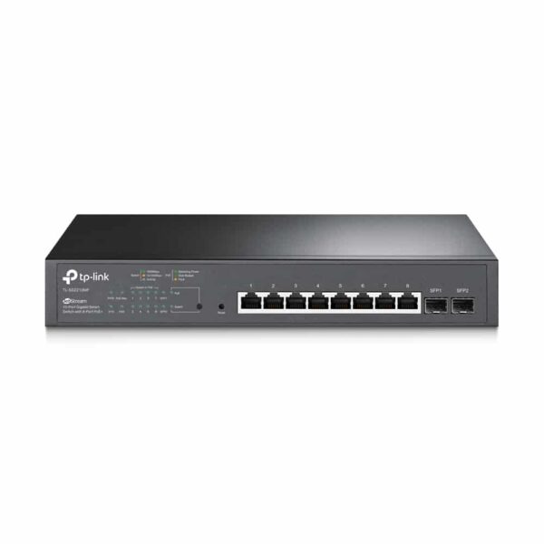 SWITCH TP-LINK TL-SG2210MP JETSTREAM 10-PORTAS GIGABIT SMART SWITCH C/ 8-PORTAS POE+