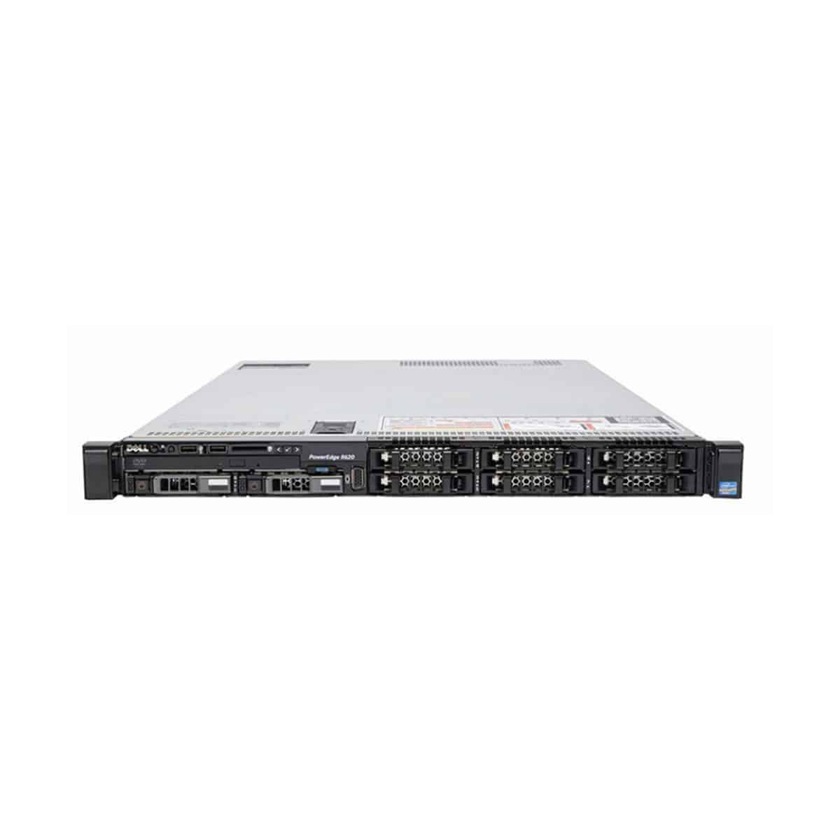Servidor Recondicionado Dell PowerEdge R620 1U Barbone 2xXeon E5-2620 128Gb Sem Discos