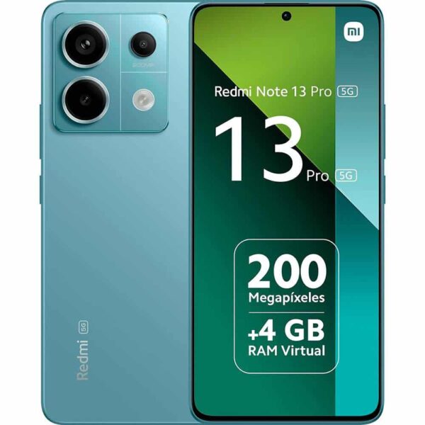 Smartphone Xiaomi Redmi Note 13 Pro 6.67" 12Gb 512Gb 5G Verde Azulado