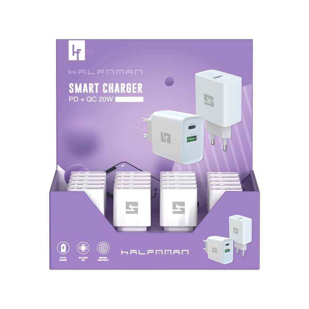 Stand Halfmman Smart Charger 20Uni (20*20W)