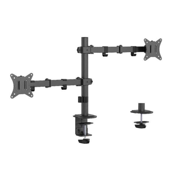 Suporte para 2 Monitor Gembird Ajustável suporte de 17" a 32" até 9Kg