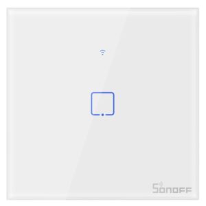 Interruptor de Parede Simples T?ctil Inteligente Wi-Fi - Sonoff T1EU1C-TX
