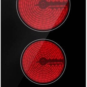Placa Vitrocerâmica T2V-01M 2 Zonas 3000W (Preto) - ISEASY