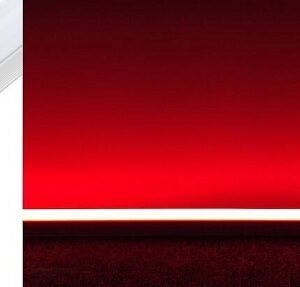 Armadura LED T5 18W 220V 1550Lm Cor Vermelho (1,20 mts)