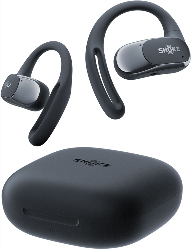 Auscultadores OpenFit Air Bluetooth (Preto) - SHOKZ
