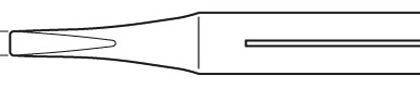 Ponteira 4,5x1,5mm p/ Ferros de Soldar JBC