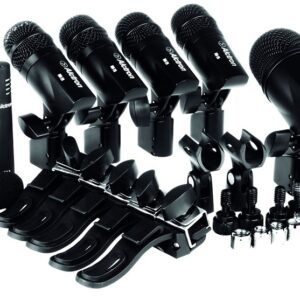 Pack 7x Microfones + Acessórios p/ Baterias - ALCTRON