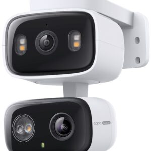 Câmara de Vigilância IP Tapo C246D 2K Indoor/Outdoor Dual Lens IP65 Pan/Tilt Wi-Fi - TP-LINK