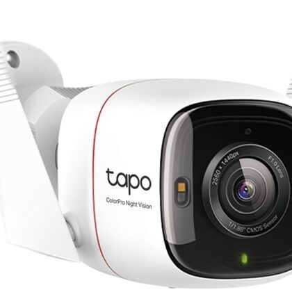 Câmara de Vigilância IP Tapo C325WB Exterior IP66 2K QHD ColorPro (Branco) - TP-LINK