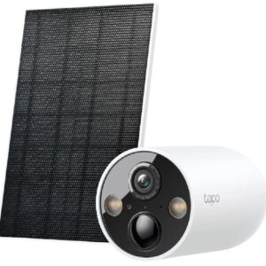 C?mara de Vigil?ncia IP Tapo C425 2K 4MP IP66 Wi-Fi c/ Suporte e Painel Solar Tapo A201 - TP-LINK