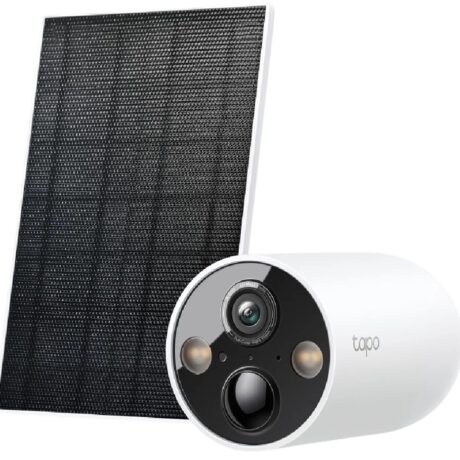 Câmara de Vigilância IP Tapo C425 2K 4MP IP66 Wi-Fi c/ Suporte e Painel Solar Tapo A201 - TP-LINK