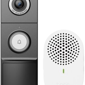 V?deo Porteiro Inteligente Tapo D235 2K 5MPx c/ Campainha (Preto/Branco) - TP-LINK