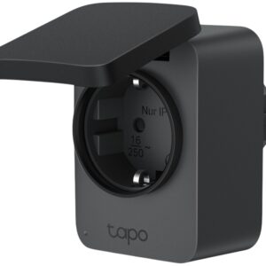 Tomada Inteligente Tapo P410M Wi-Fi Outdoor 3680W (Preto) - TP-LINK