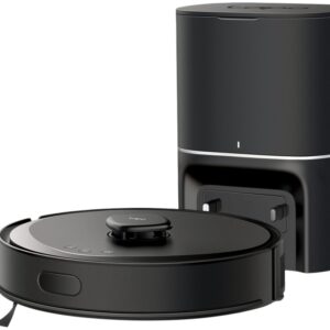 Aspirador Robot Tapo RV30 Max Plus 3L + Estação Auto-Esvaziamento (Preto) - TP-LINK