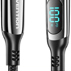Cabo USB-C Macho - Cabo USB-C Macho 100W (1,2mts) - VENTION