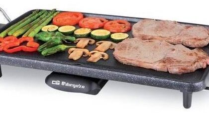 Grelhador c/ Placa Lisa em Cerâmica 2000W (430 x 220mm) - ORBEGOZO