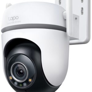 Câmara de Vigilância IP Tapo TC42 2K QHD Wi-Fi Panorâmica Pan/Tilt Exterior (Branco/Preto) - TP-LINK