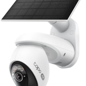 Câmara de Vigilância IP Tapo TC92 KIT 4K 8MP Pan/Tilt IP65 + Painel Solar Tapo A201 - TP-LINK