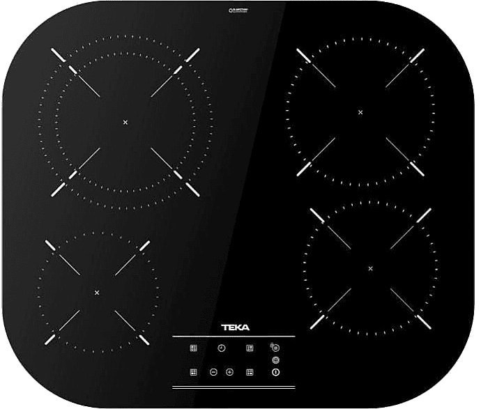 Placa Vitrocerâmica 4 Zonas 6500W TCC 64310 TTC BK - TEKA