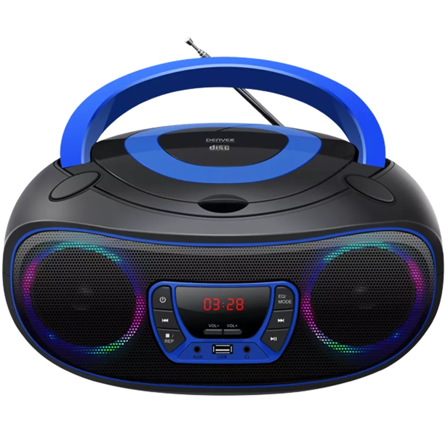 Rádio CDs TCL-212BT 4W (Azul) - DENVER