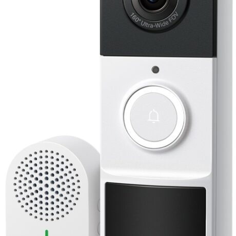 V?deo Porteiro Tapo TD21 2K IP65 Wi-Fi c/ Campainha (Branco/Preto) - TP-LINK