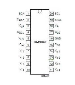 Circuito Integrado TDA9840