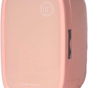Mini Frigor?fico Port?til 12L p/ Maquilhagem (Rosa) - FLAMINGUEO