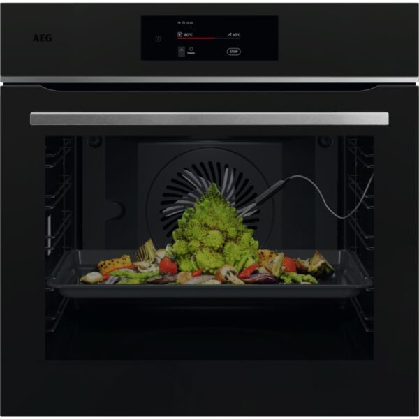 Forno Multifunções Série 7000 MealAssist 71L c/ Display CookSmart Touch 4,3 Wi-Fi (Preto) - AEG