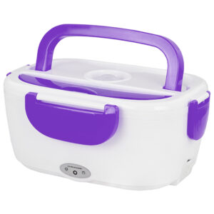 Lancheira Eléctrica para Veículos c/ Alimentação 12V (Branco/Violeta)